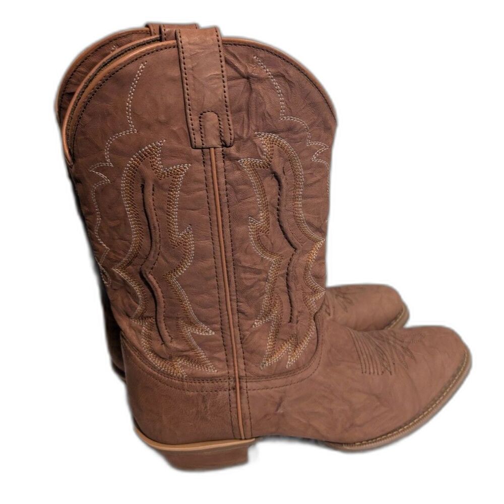 Laredo Men's Cutlass Sand Leather Western Cowboy Boots  62826 Size 11D